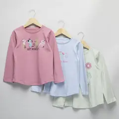 YAMP - Pack 3 Poleras Algodón Niña