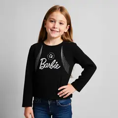 BARBIE - Polera Algodón Niña