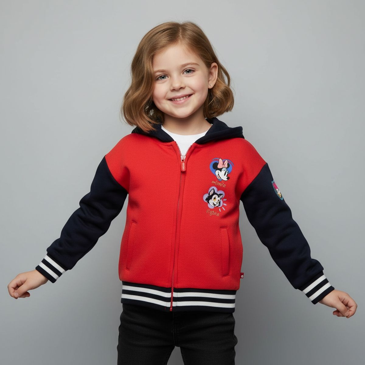 MINNIE - Polerón Bomber Algodón Niña Minnie