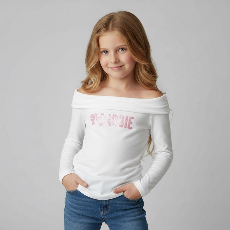 BARBIE - Polera Niña Barbie