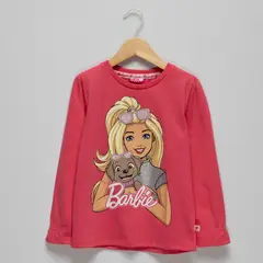BARBIE - Polera Algodón Niña