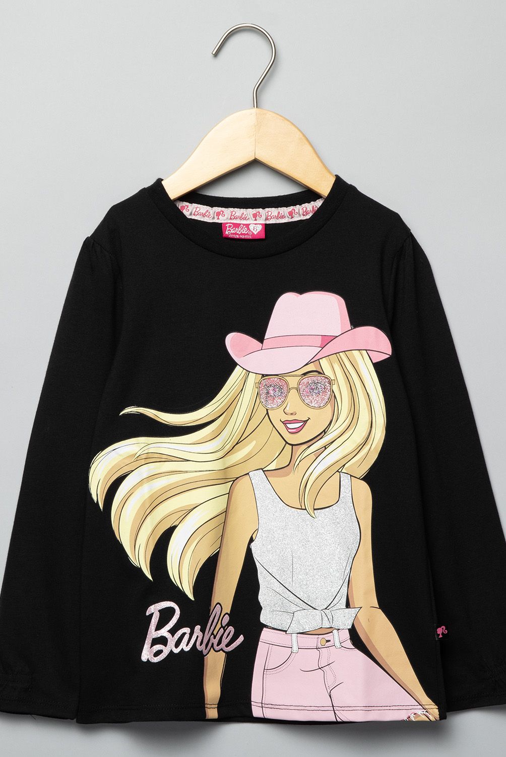 BARBIE - Polera Algodón Niña Barbie