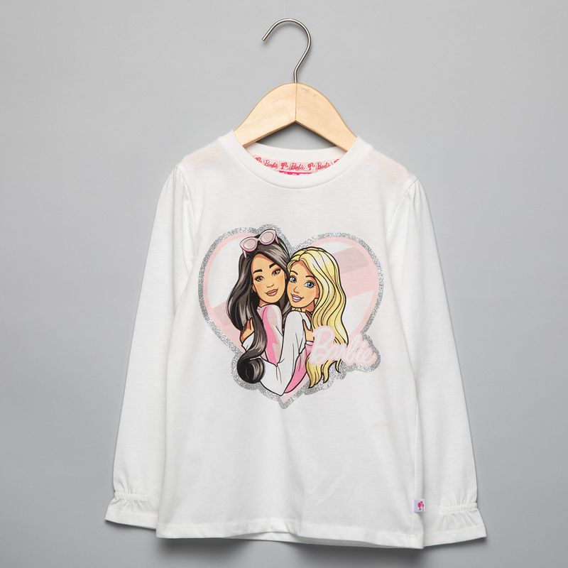 BARBIE - Polera Algodón Niña Barbie