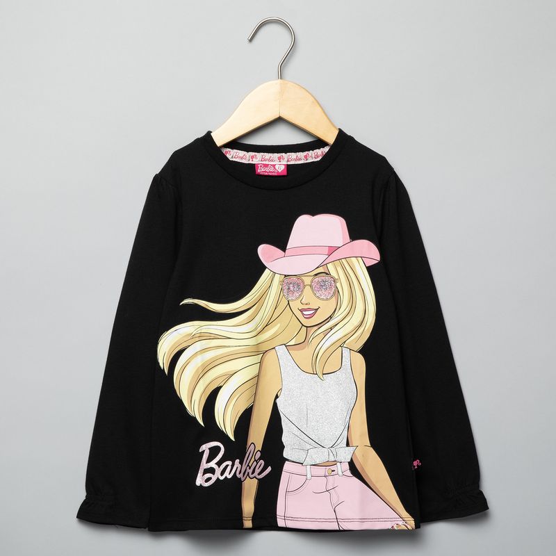 BARBIE - Polera Algodón Niña Barbie