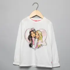 BARBIE - Polera Algodón Niña