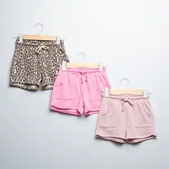 YAMP - Pack de 3 Short Niña Polialgodón