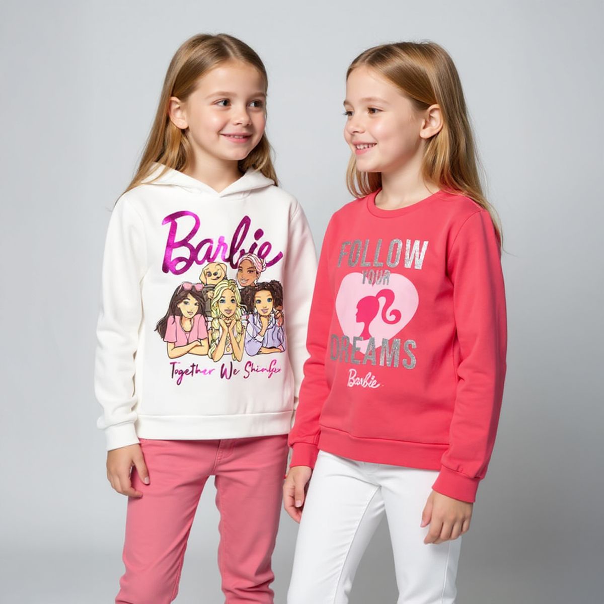 BARBIE - Pack 2 Polerones Niña Barbie