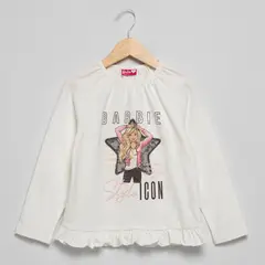 BARBIE - Polera Algodón Niña