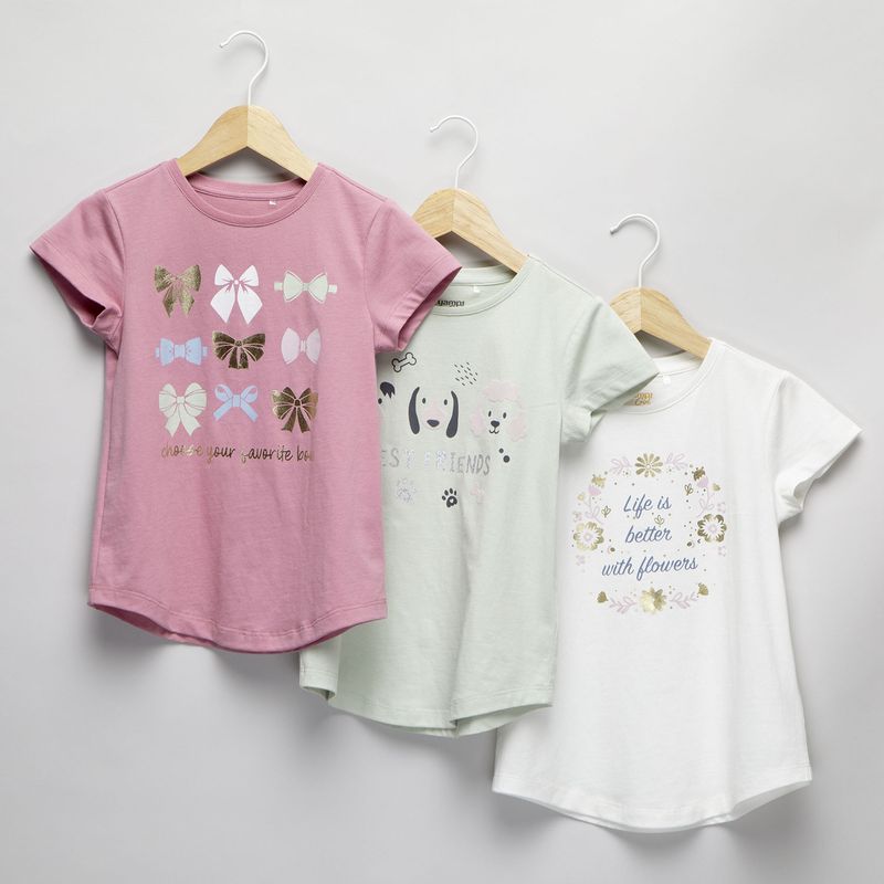 YAMP - Pack 3 Poleras Algodón Niña Yamp
