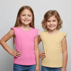 YAMP - Pack 2 Poleras Algodón Niña