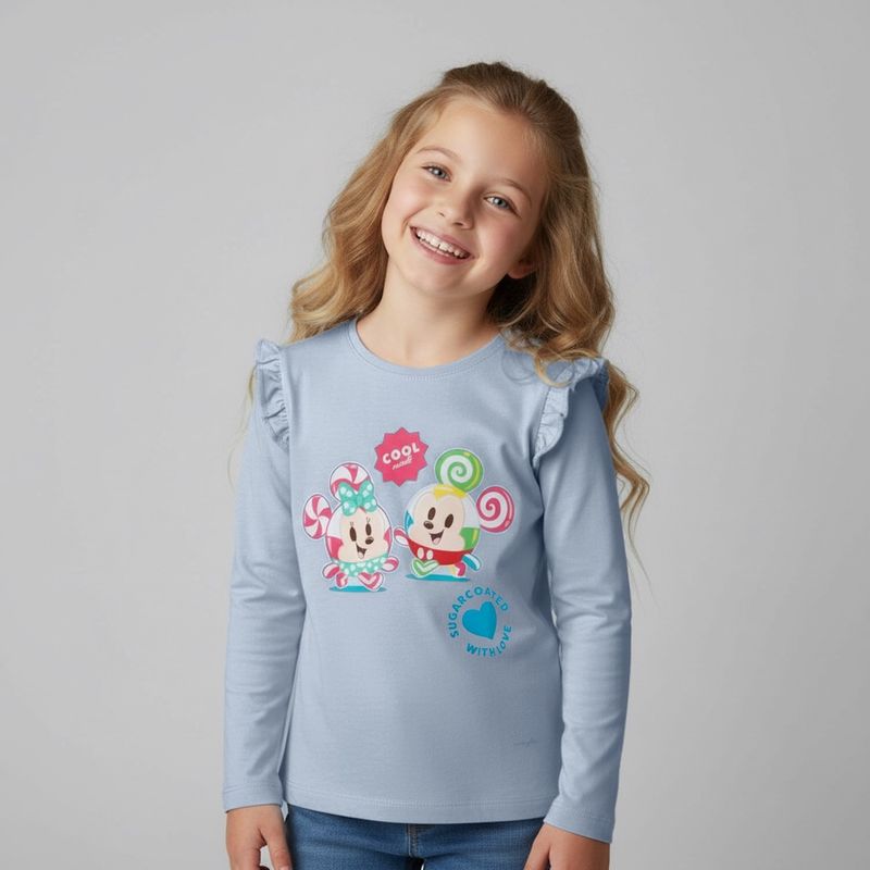 MINNIE - Polera Niña Algodón Munchlings