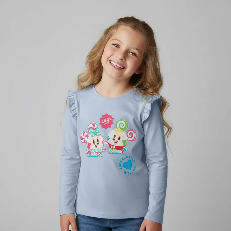 MINNIE - Polera Niña Algodón Munchlings