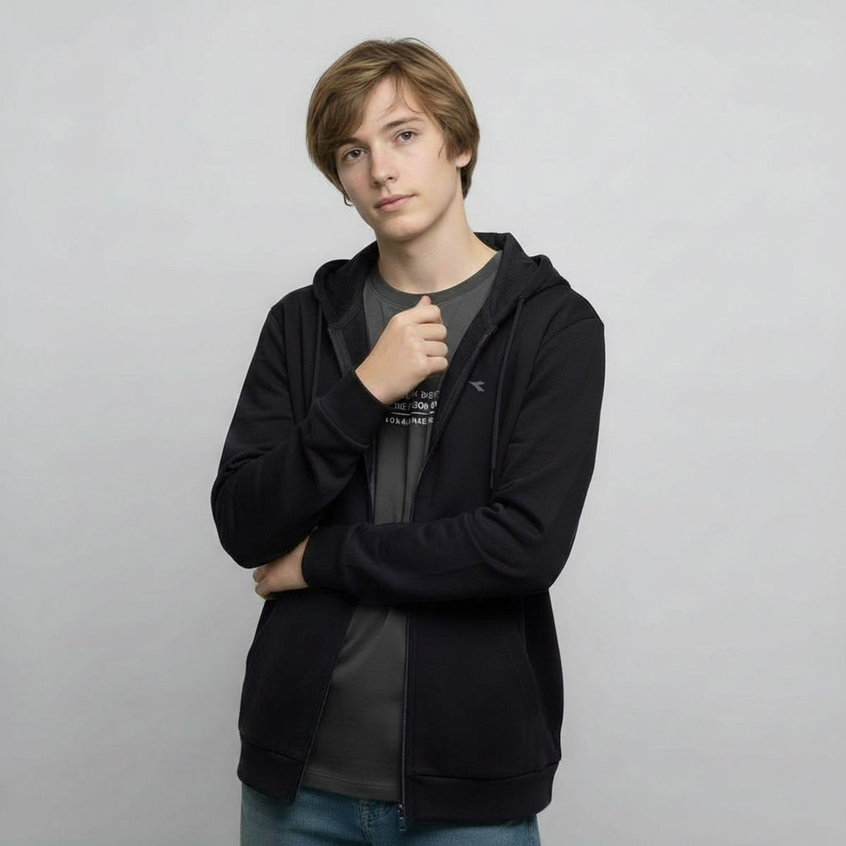 DIADORA - Polerón Deportivo Niño Diadora