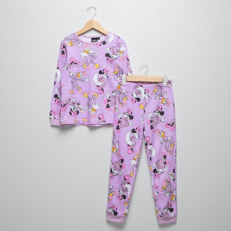MINNIE - Conjunto Pijama Niña Algodón Minnie