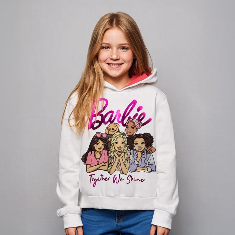 BARBIE - Polerón Algodón Niña Barbie
