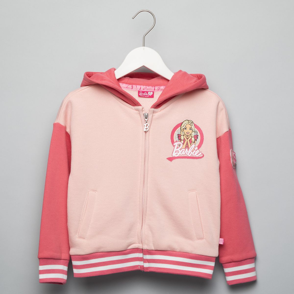 BARBIE - Poleron Bomber Niña Barbie