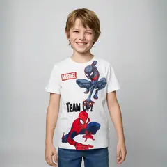 MARVEL - Polera Algodón Niño Spiderman