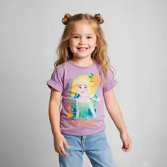 FROZEN - Polera Algodón Niña