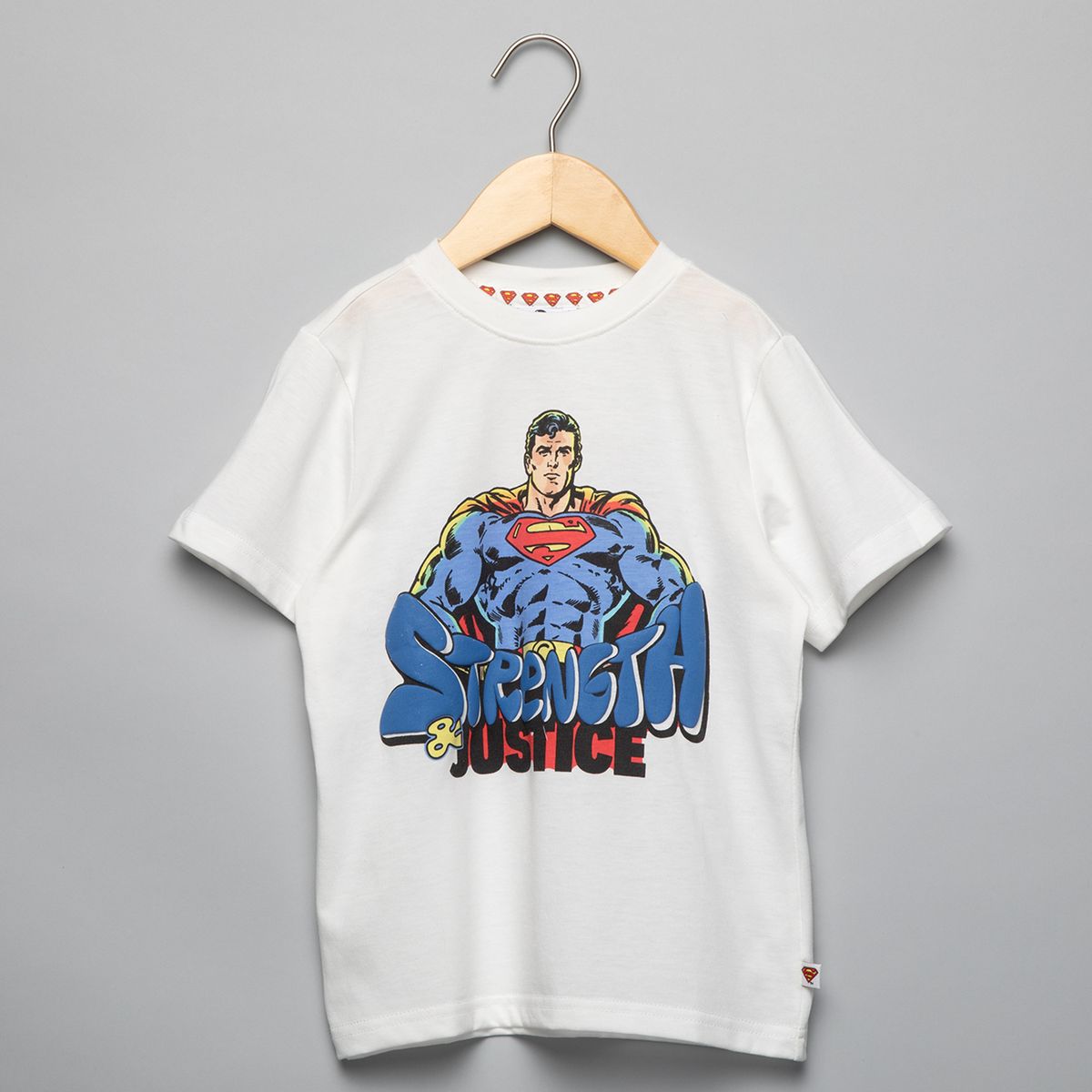 DC ORIGINALS - Polera Algodón Niño Superman