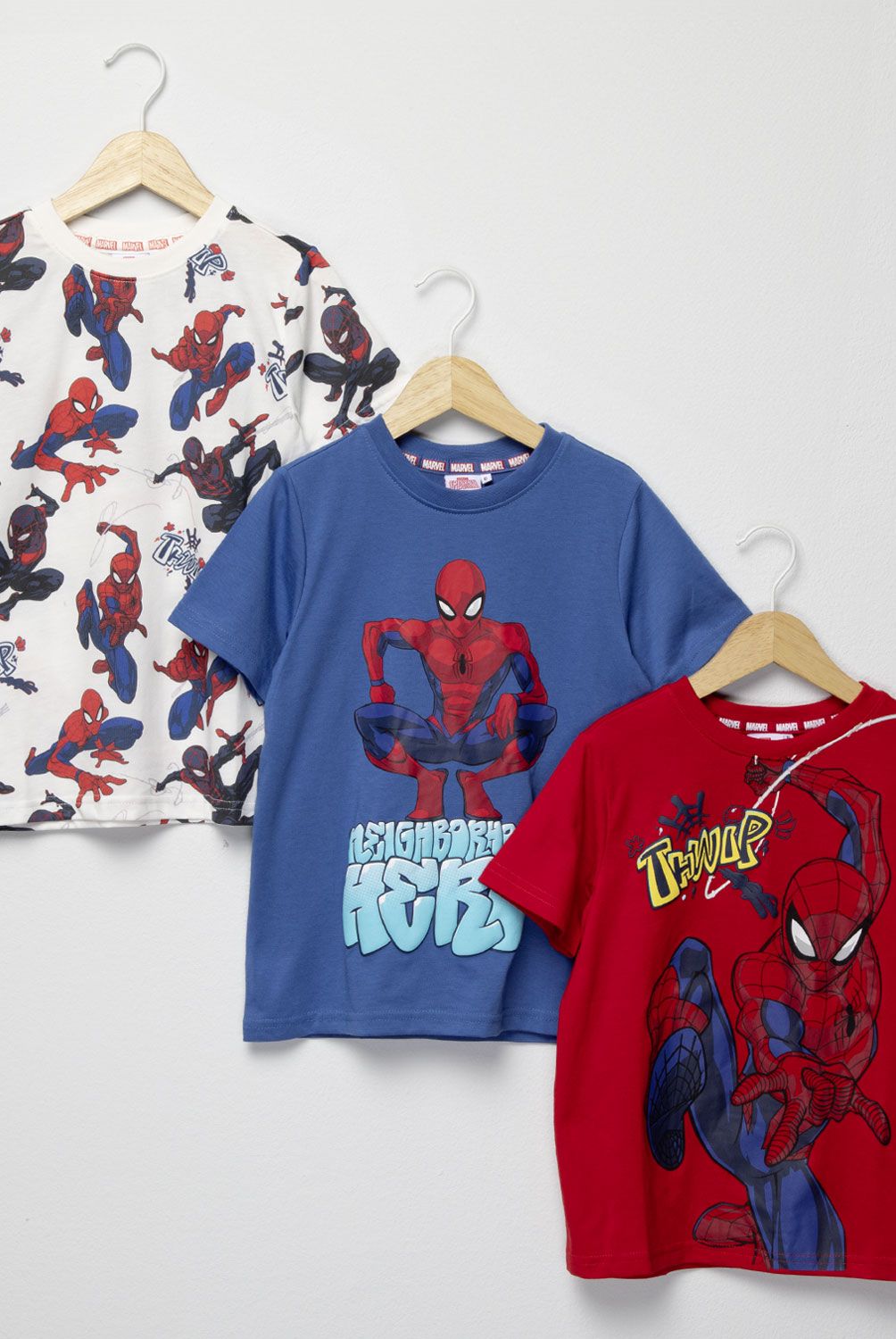 MARVEL - Pack 3 Polera Algodón Niño Marvel