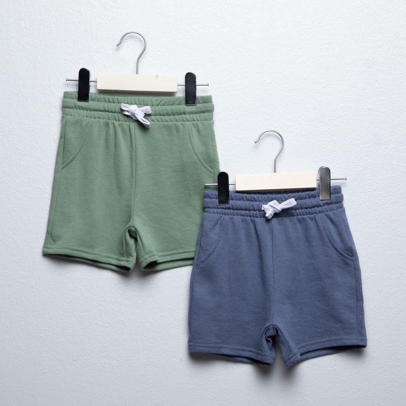 YAMP - Pack 2 Shorts Bebé Niño Algodón Yamp