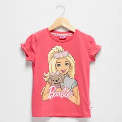BARBIE - Polera Algodón Niña