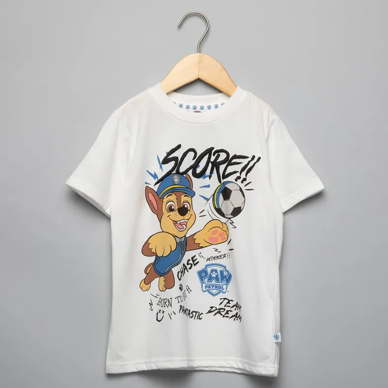 PAW PATROL - Polera Algodón Niño Paw Patrol
