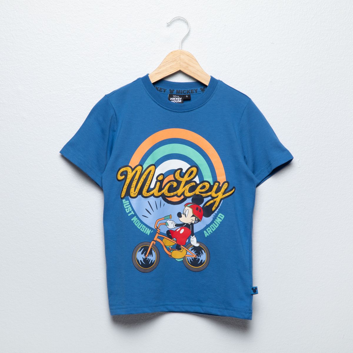 STD CHARACTERS - Polera Algodón Niño Mickey Mouse