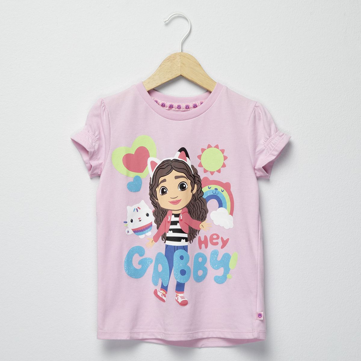 LA CASA DE GABBY - Pack 3 Poleras Algodón Niña Gabbys Dollhouse