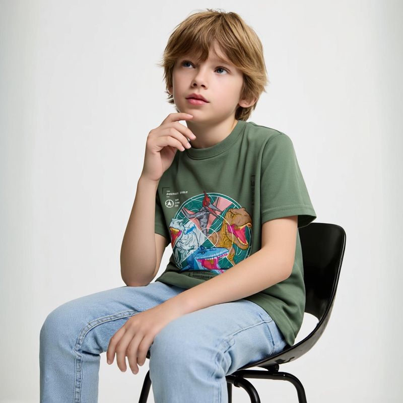 JURASSIC WORLD - Polera Algodón Niño Jurassic World