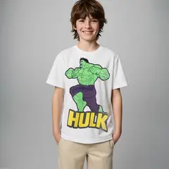 AVENGERS - Polera Algodón Niño