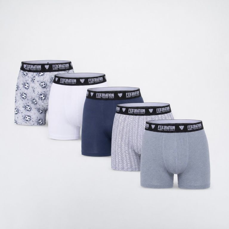 Pack 5 Boxer Algodón Niño