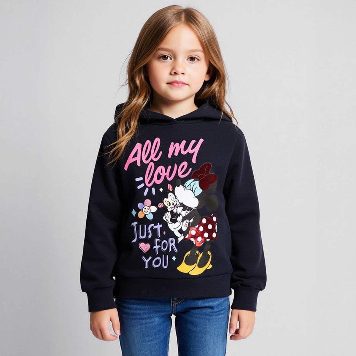 MINNIE - Polerón Niña Minnie
