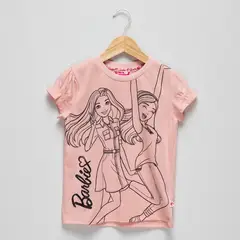 BARBIE - Polera Algodón Niña