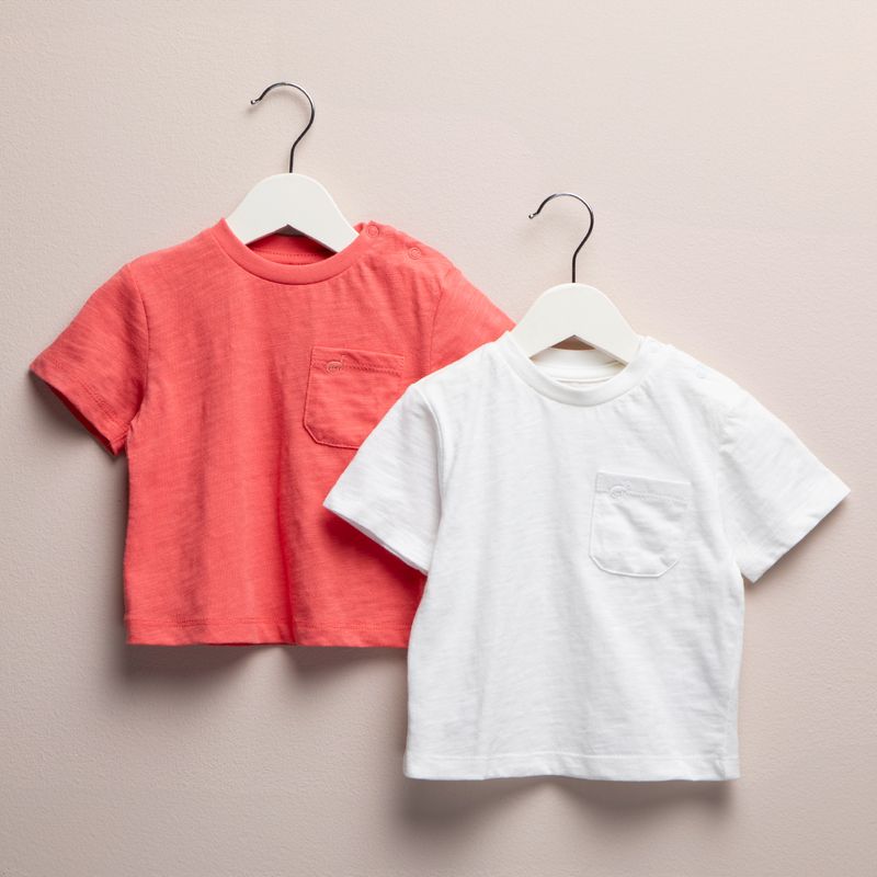 YAMP - Pack De 2 Poleras Manga Corta Bebé Niño Algodón Yamp
