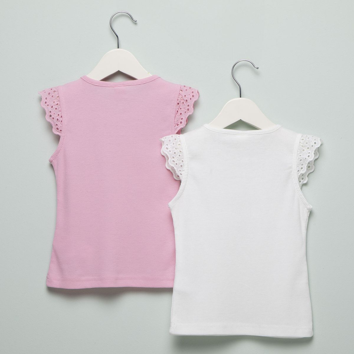 YAMP - Pack De 2 Poleras Manga Corta Bebé Niña Algodón Yamp