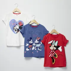MINNIE - Pack de 3 Poleras Niña