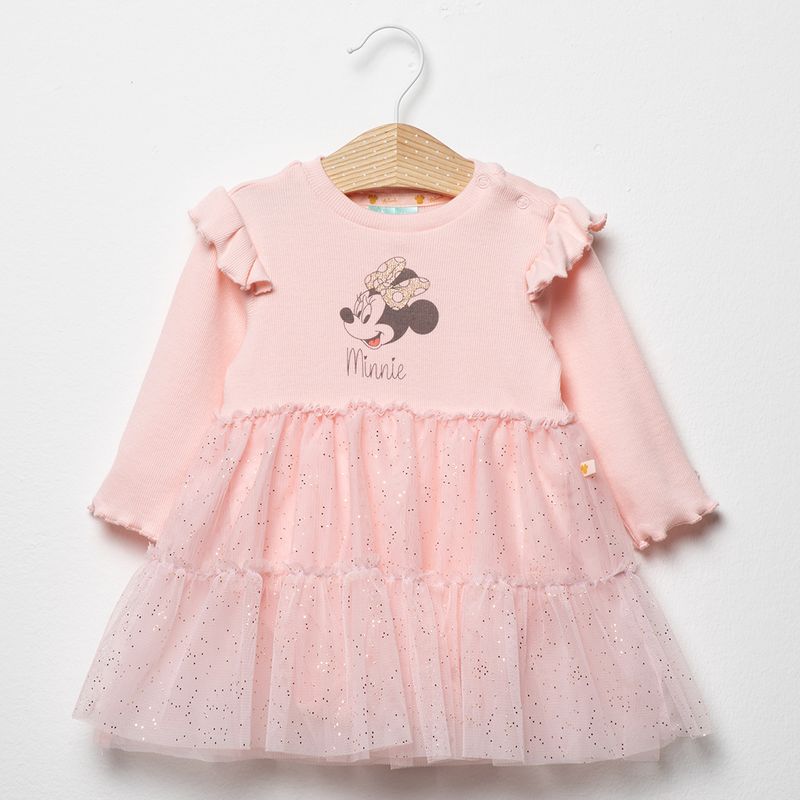 MINNIE - Vestido Algodón Bebé Niña Minnie