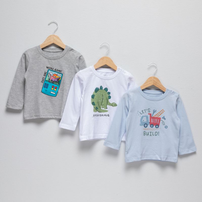YAMP - Pack 3 Poleras Bebé Niño Yamp