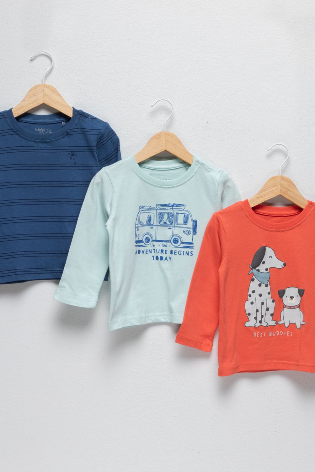 YAMP - Pack 3 Poleras Bebé Niño Yamp