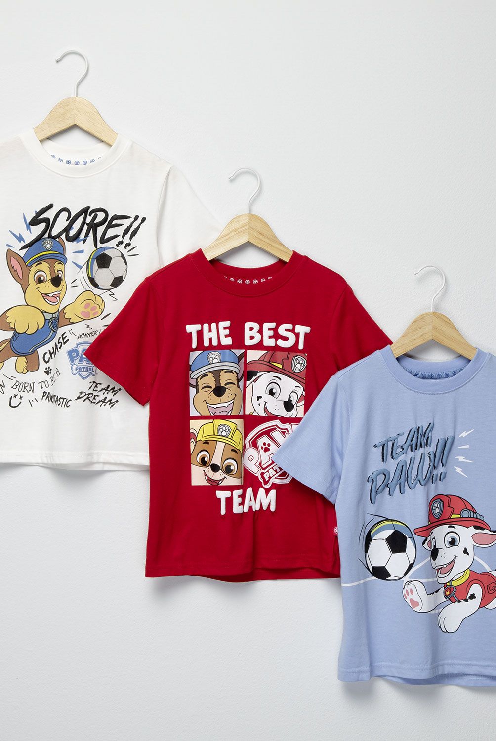 PAW PATROL - Pack 3 Poleras Niño Algodón Niño Paw Patrol