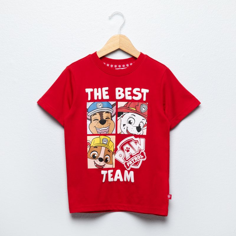 PAW PATROL - Polera Algodón Niño Paw Patrol