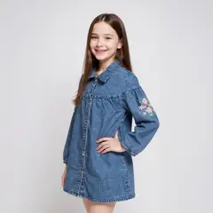 CONIGLIO - Vestido Algodón Niña