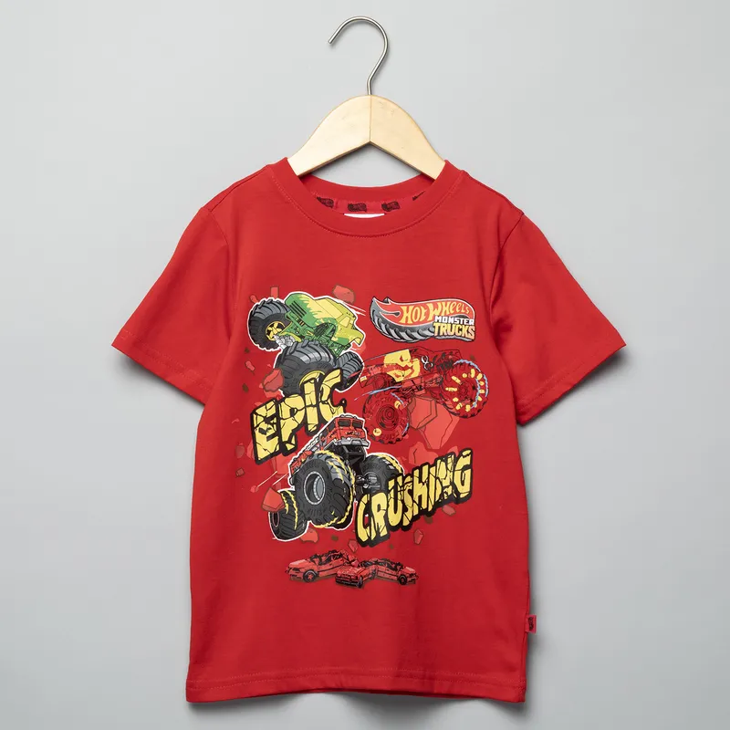 HOT WHEELS - Polera Algodón Niño Hot Wheels
