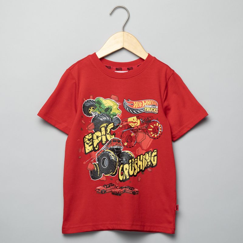 HOT WHEELS - Polera Algodón Niño Hot Wheels
