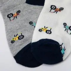 YAMP - Pack de 5 Calcetines Algodón Niño