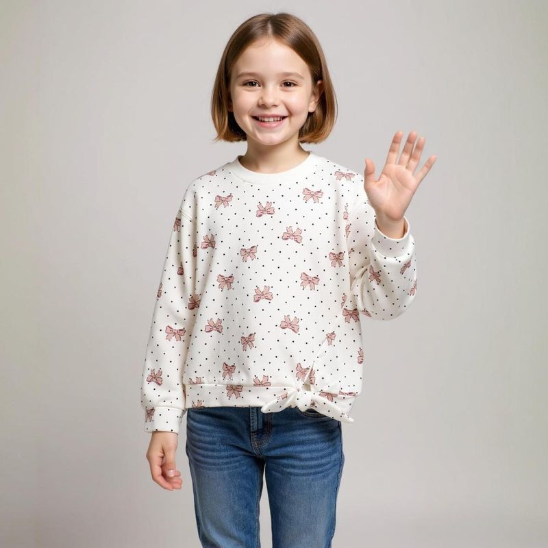 YAMP - Polerón Niña Algodón Yamp
