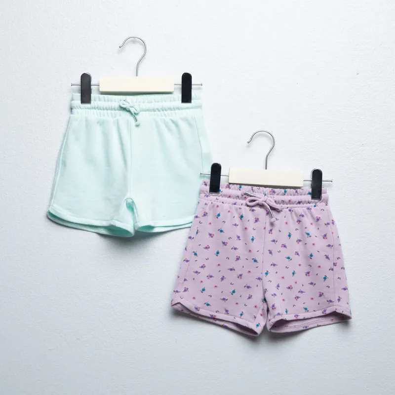 YAMP - Pack 2 Shorts Bebé Niña Algodón Yamp
