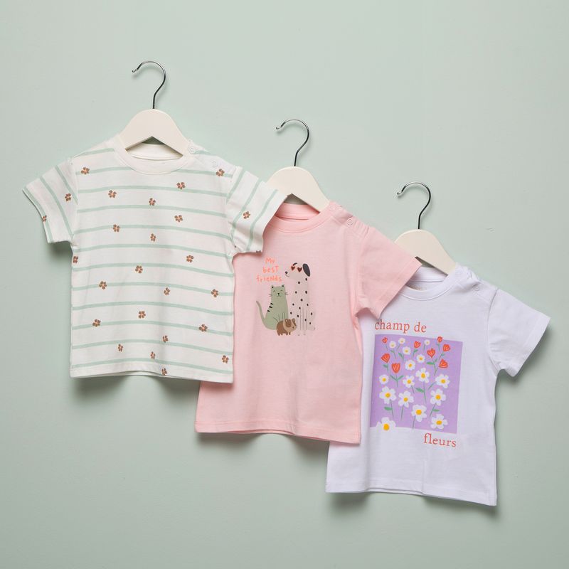 YAMP - Polera Algodón Bebé Niña Yamp
