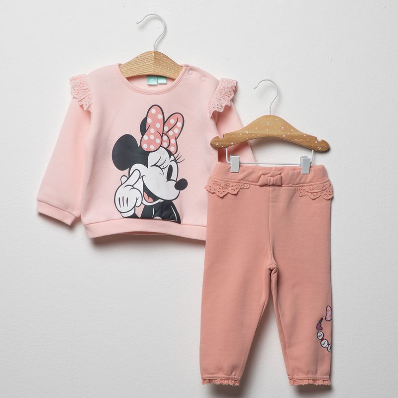 MINNIE - Conjunto Algodón Bebé Niña Minnie